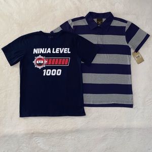 Boys 2 Pack Short Sleeve Shirts